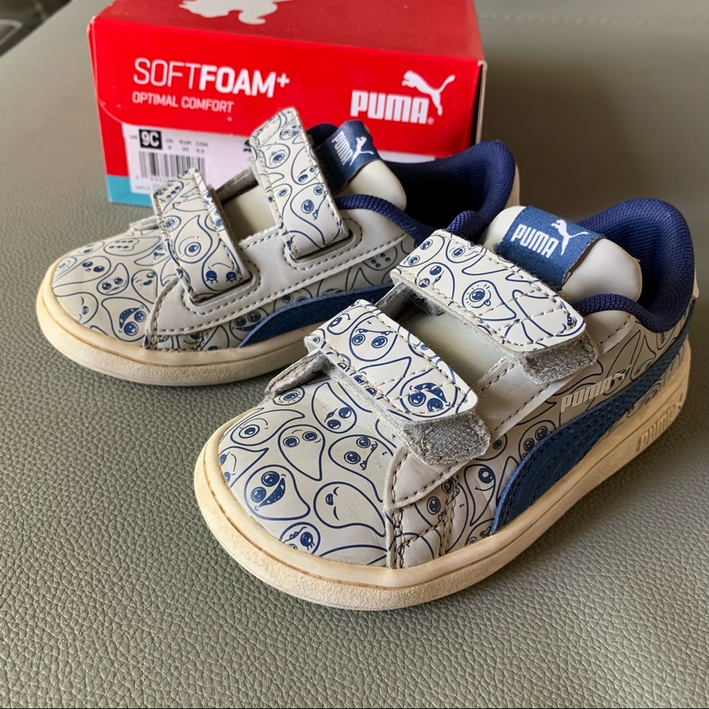 Puma toddler velcro sneakers